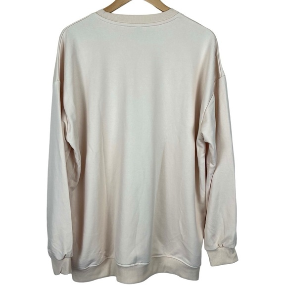 NWT Halloween Town cream Colored Long Sleeved Crewneck Top Sz 2XL - Picture 2 of 8